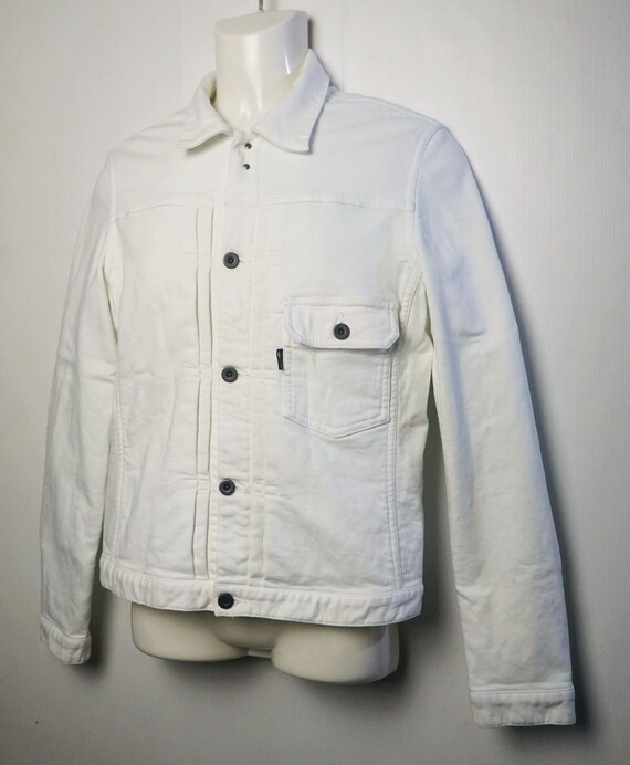 Stretchable denim best sale jacket