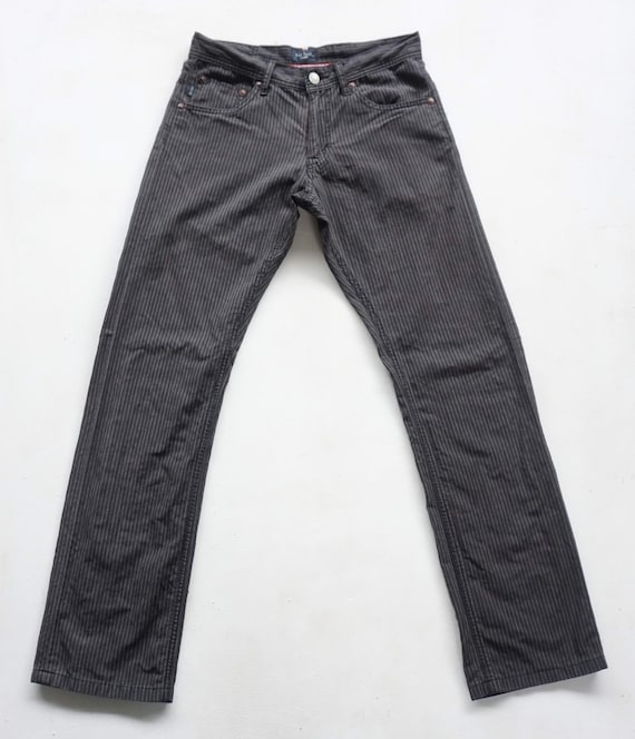Vertical striped clearance jeans