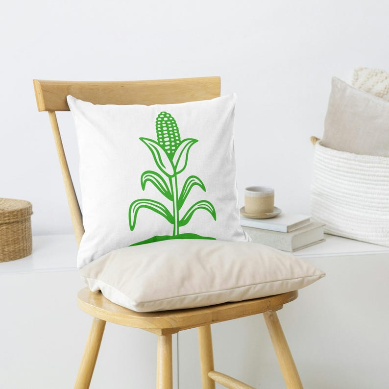 Corn Stalk SVG PNG Files: Maize Clipart for Cricut, Silhouette (instant ...