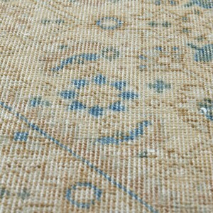 Oversized Orange Persian Rug, Vintage Wool Handmade Carpet (9'8x12'3ft) image 3