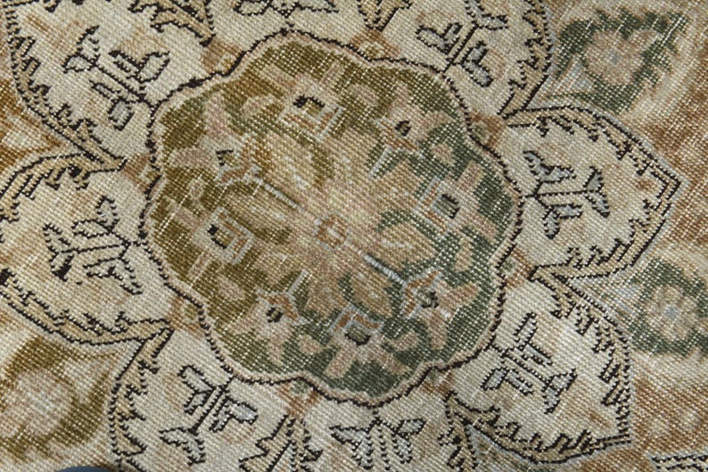 Großer Vintage Handgeknüpfter Wollteppich im Persischen Stil Bild 9