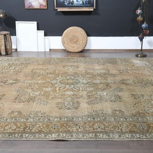 Großer Vintage Handgeknüpfter Wollteppich im Persischen Stil Bild 10