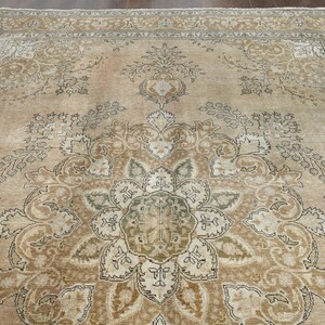 Großer Vintage Handgeknüpfter Wollteppich im Persischen Stil Bild 7