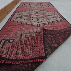 2.9x8.5 ft, OUSHAK VINTAGE RUG, Turkish Rug, Anatolian Rug, Runner Rug, Handwoven Rug, Hallway Rug, Kitchen Rug, 3x8 Rug, Wool Rug, Small