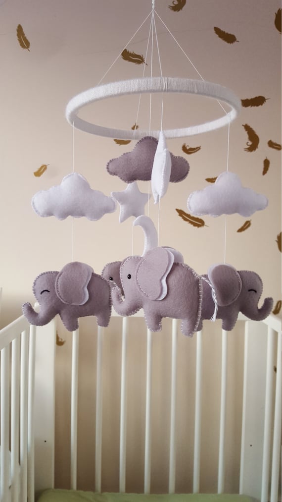 elephant cot mobile