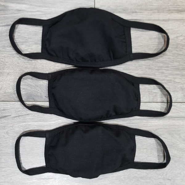 Made in USA High Quality Cotton Spandex Washable Fabric Double Layer Face Mask