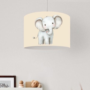 Hanging lamp for children&#39;s room with elephant, ceiling lamp for children