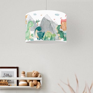 Dinosaur lampshade, dinosaur ceiling lampshade, dinosaur children&#39;s room lamp, children&#39;s lamp, boys&#39; lamp, children&#39;s room ceiling lamp