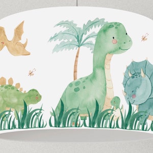 Children's lamp ceiling, lampshade dinosaur, lampshade ceiling dinos, children's room lamp dino, children's lamp, boys lamp