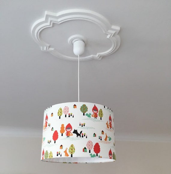 Lampshade Nursery Hanging Lamp Children Ceiling Lamp Children Children S Lamp Nursery Lamp Gifts For Birth Little Red Riding Hood