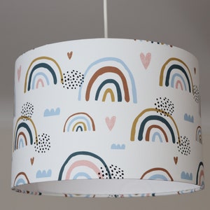 Lampshade children's room, lamp rainbow, children's lamp, children's room lamp