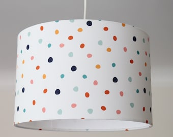 Lamp with polka dots, confetti, children's lamp, nursery lamp, pendant lamp, ceiling lamp, gifts for children, lampshade, floor lamp