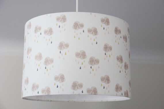 cloud lampshade nursery