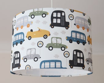 Lamp children's room cars, lampshade children, children's lamp vehicles, ceiling lamp, hanging lamp