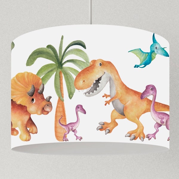 Lámpara infantil techo, pantalla dinosaurios, pantalla techo dinos, lámpara habitación infantil dino, lámpara infantil, lámpara niños