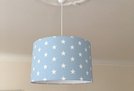 Hanging Lamp Nursery Lampshade Kids Stars Ceiling Lamp Lamp Etsy