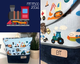 Kindergartentasche "Autos" mit Namen Kindergartentasche "Autos" mit Namen