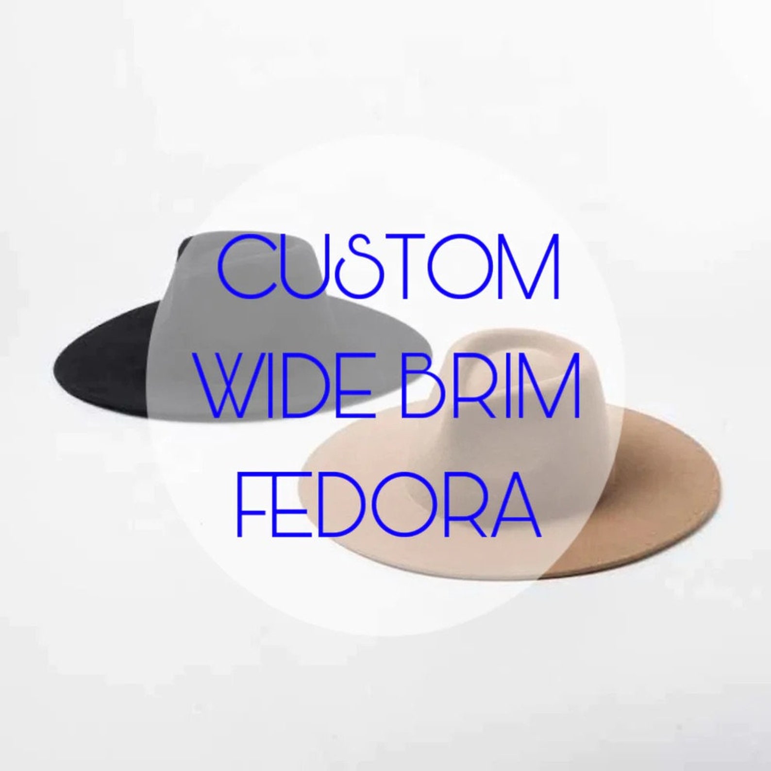 Custom Green Leaves Hat Personalize Rancher Hat Wide Brim Etsy