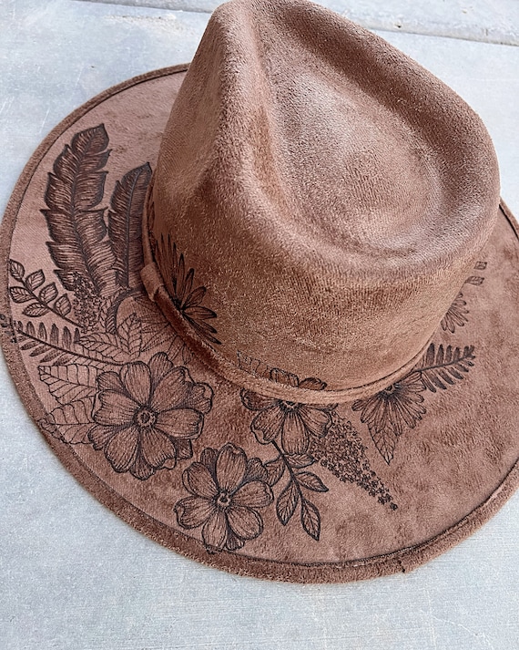 Brown best sale wedding hat