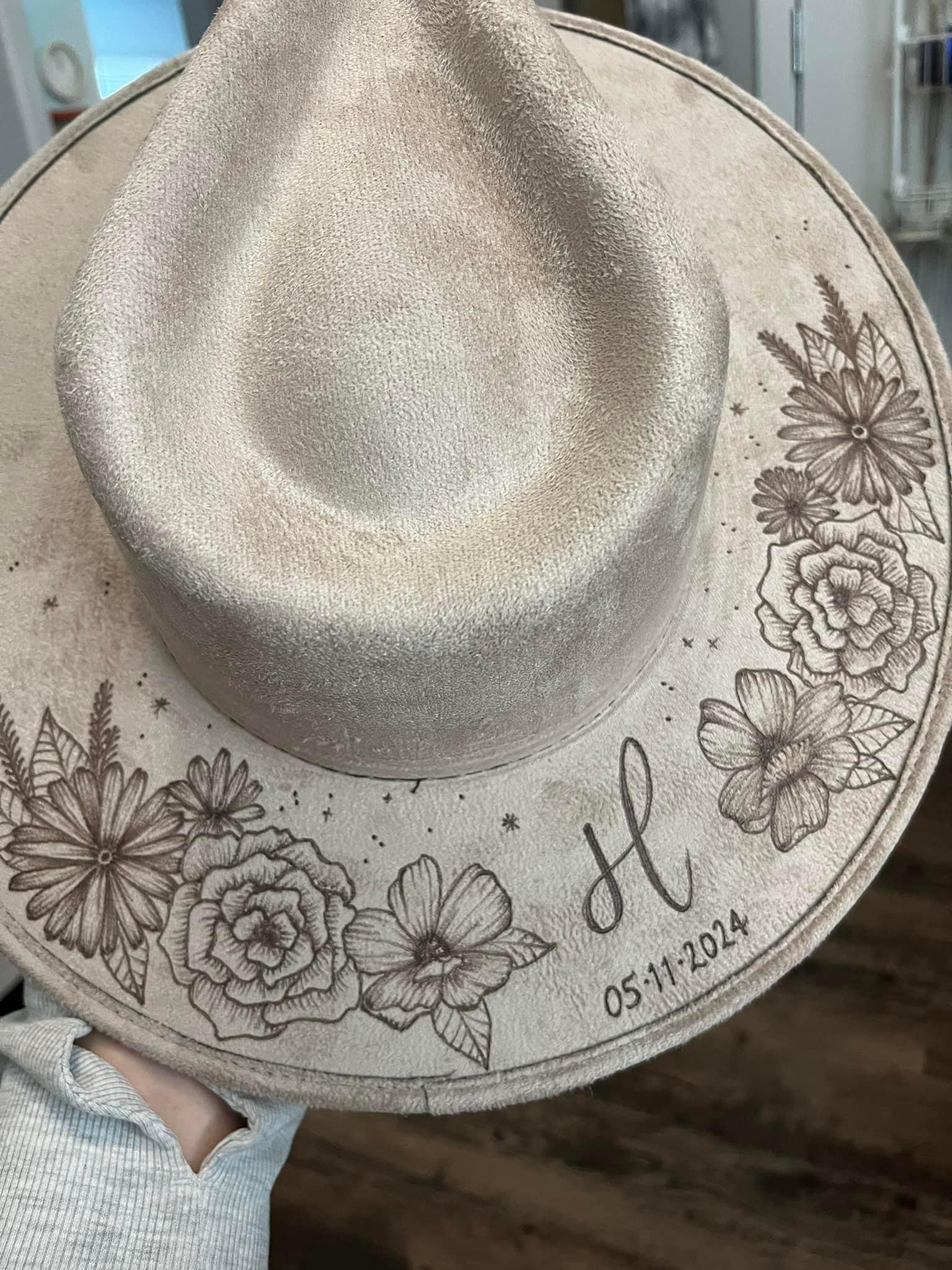 Custom Rancher Hat Personalized Wide Brim Western Boho Style  display picture 1
