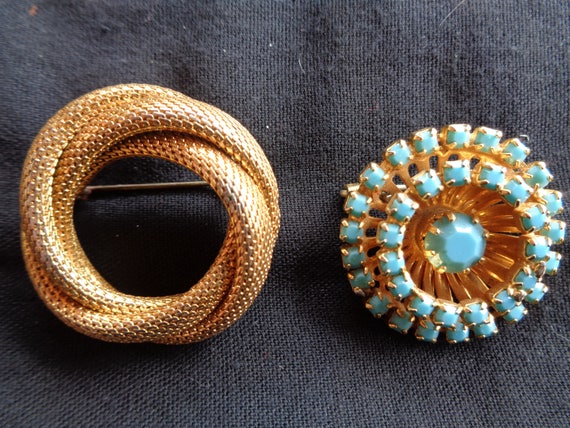 Two Vintage Brooches Set C - 1950