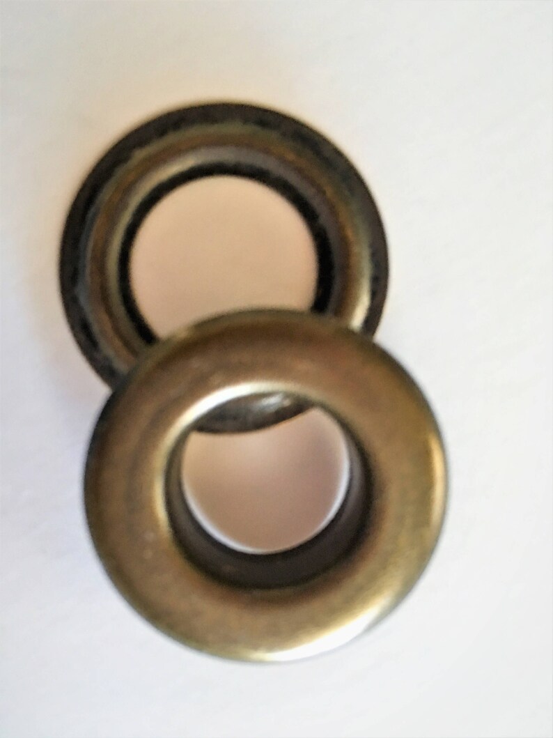 Grommet 4 1/2 Antique Brass Self Piercing Grommets Etsy