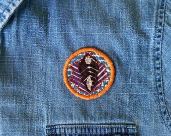 Parche hecho a mano