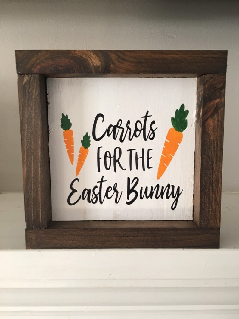 Easter Mini Farmhouse Signs Easter Decor Farmhouse Holiday Etsy