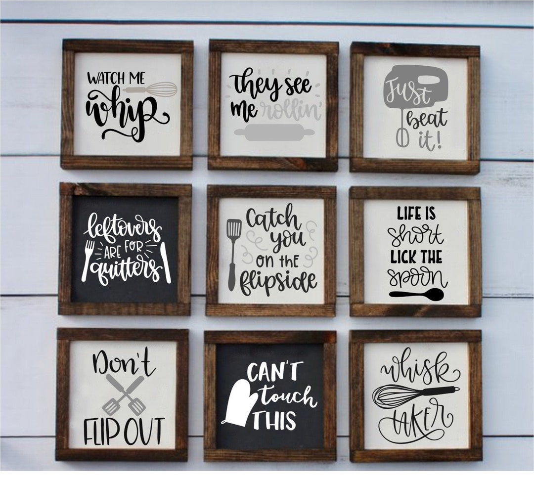 Funny Kitchen Signs Cute Kitchen Decor Farmhouse Kitchen 