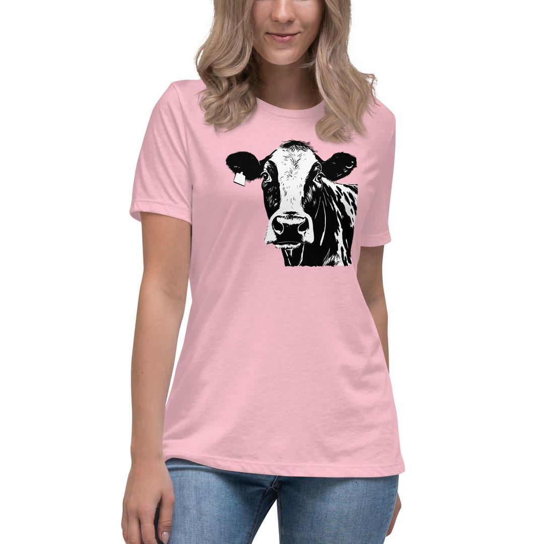 Farm Animal Stylish Cow Shirts for Women Trendy - Etsy