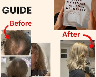 Female Hair Loss Guide: Natural Regrowth Protocol (PDF) *Real before and after pictures