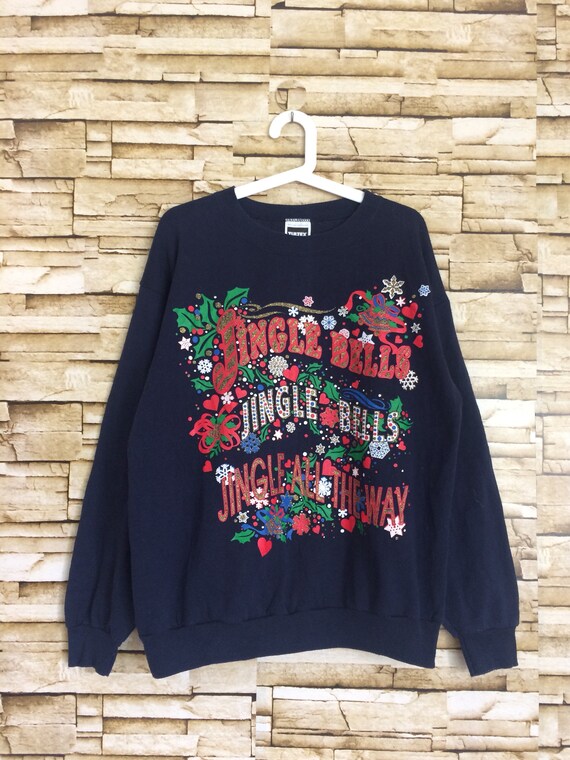 Christmas sweatshirt vintage Clearance