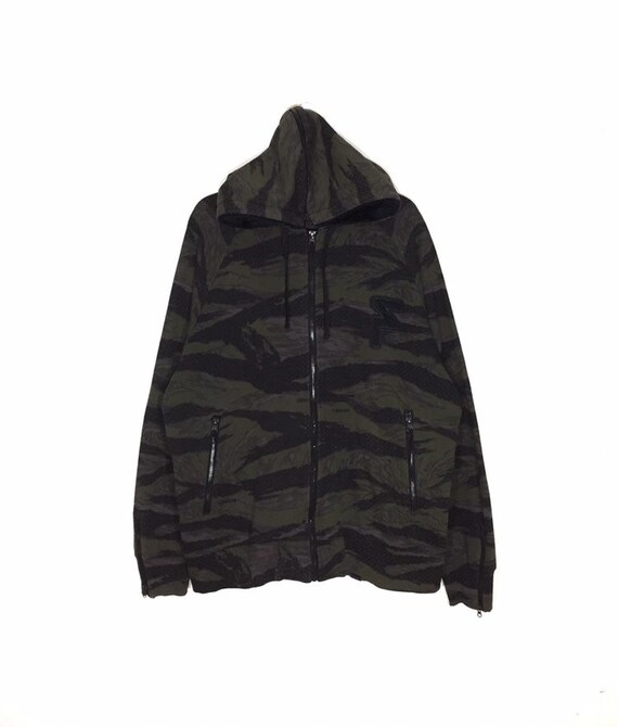 Freshjive camouflage hoodies zipper