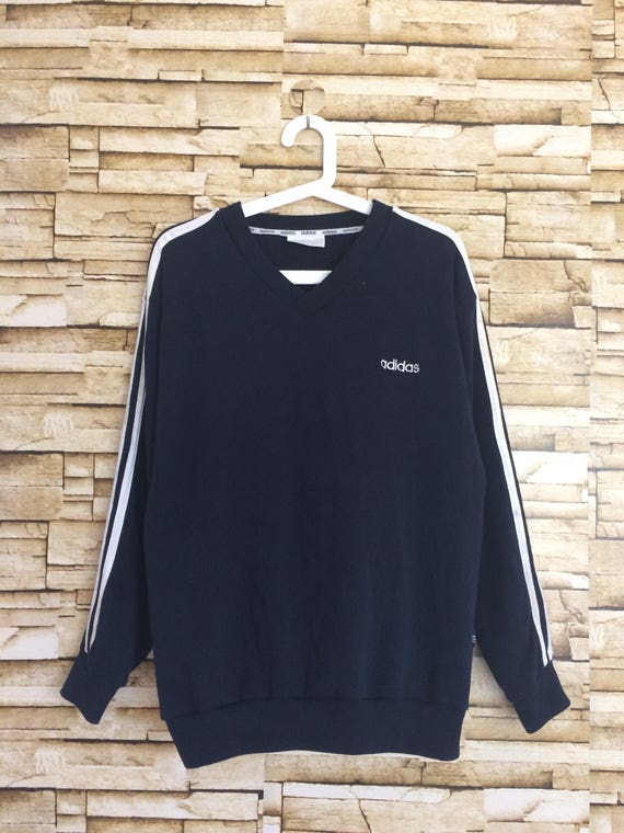 adidas v neck sweatshirt