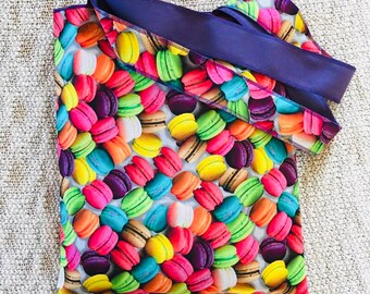 Shoulder Bag, Unique Colorful Bag, Market Bag, Rainbow Fashion, Phone Pocket Canvas Bag, Sustainable Cotton Bag, Reusable Tote, Summer Tote