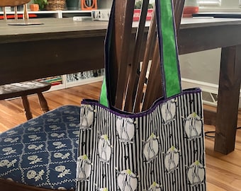 Beetlejuice Canvas Shoulder Bag: Lydia Deetz, Extra Long Straps