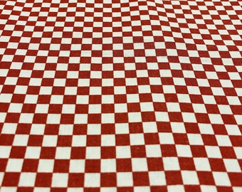 checkerboard red