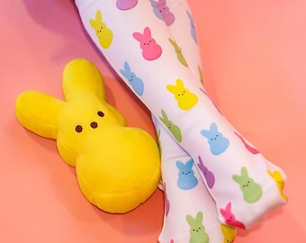 Bright Peeps Socks, Group Matching Idea, Family Photos, Child to Adult Sizes, Birthday Gift Idea, Pastel Colors, Spring Time Accessories