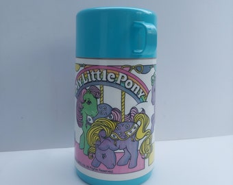 Vintage 1989 My Little Pony Aladdin 8 oz Thermos Hasbro Inc.