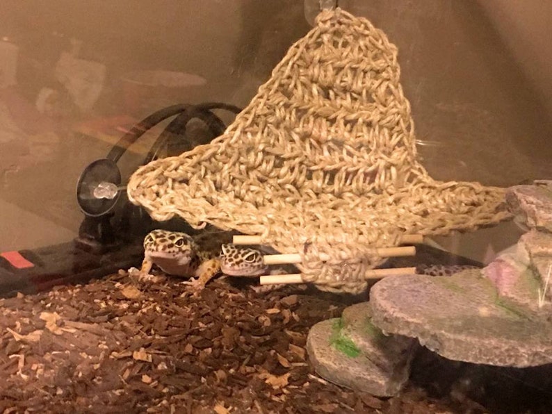 LEO LOUNGER// reptile hammock/ leopard gecko hammock/ bearded Etsy