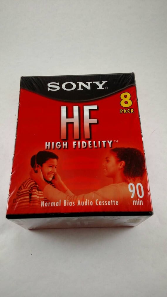 Sony HF 90 min High Fidelity Normal Bias Blank Cassette Tapes Lot of 2 New
