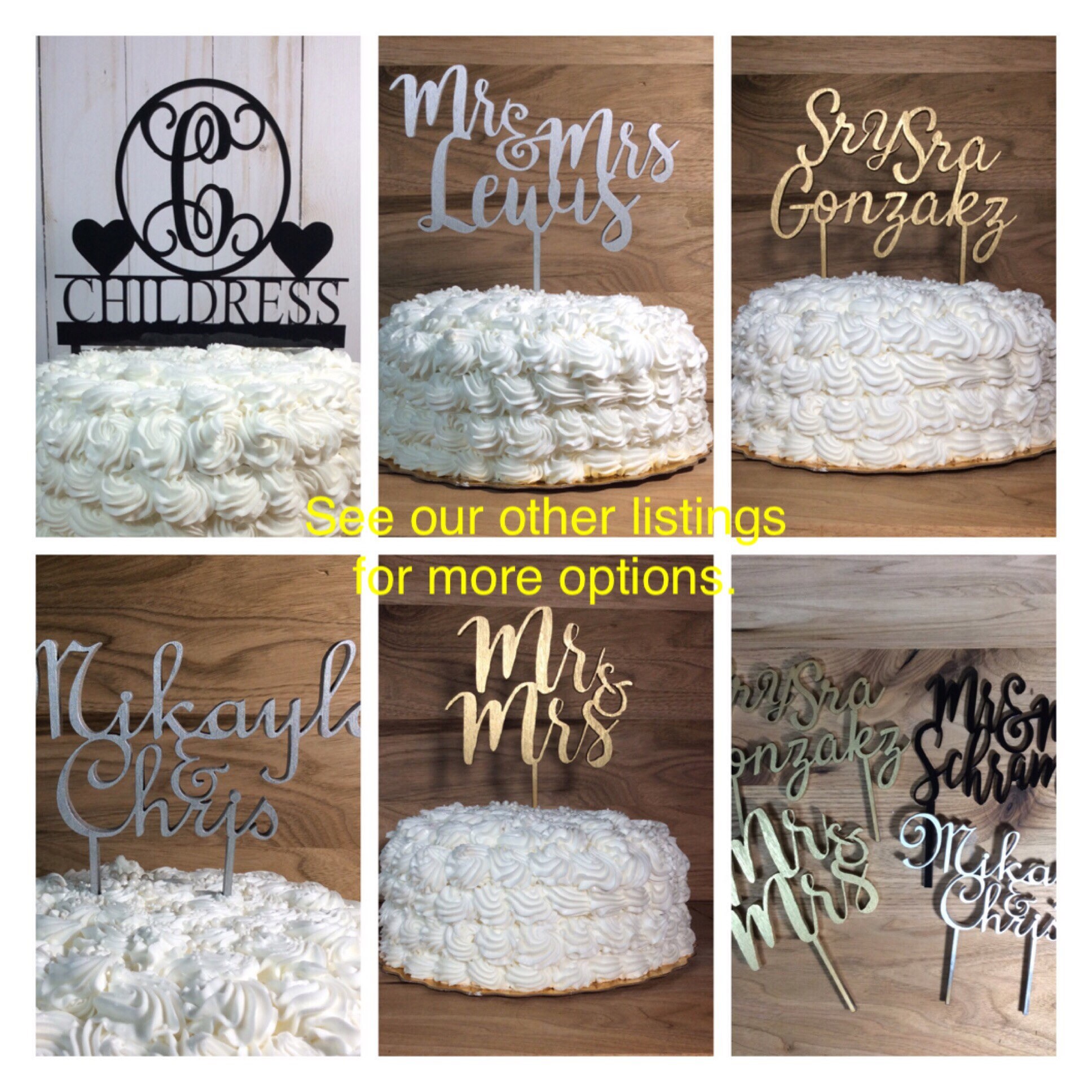 Spanish cake topper Sr y Sra wedding cake topper cake Etsy