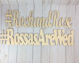 wedding hashtag sign, wooden hashtag sign, personalized hashtag, wedding decor, baby shower, event photo prop, wedding shower