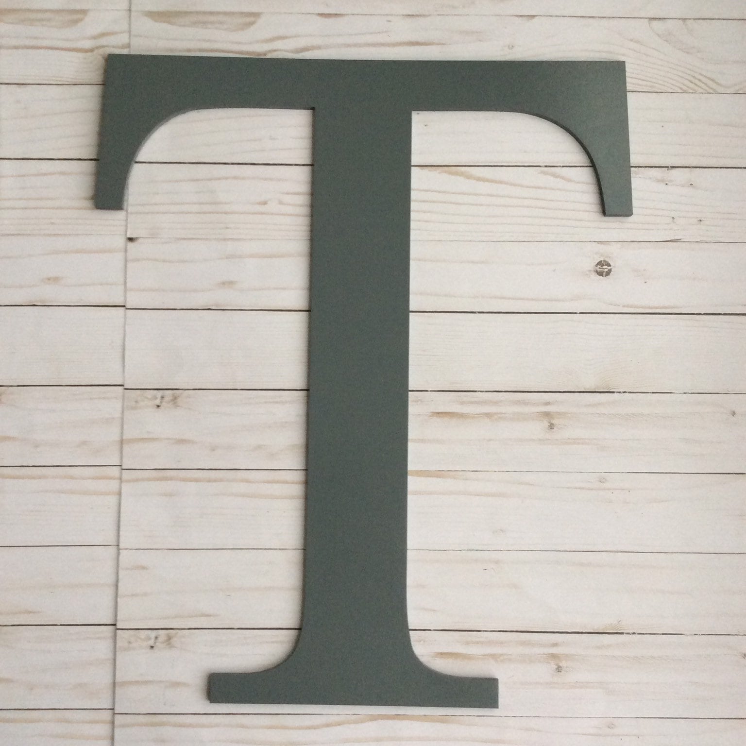 12 Inch Large Wooden Letter – Z Create Design