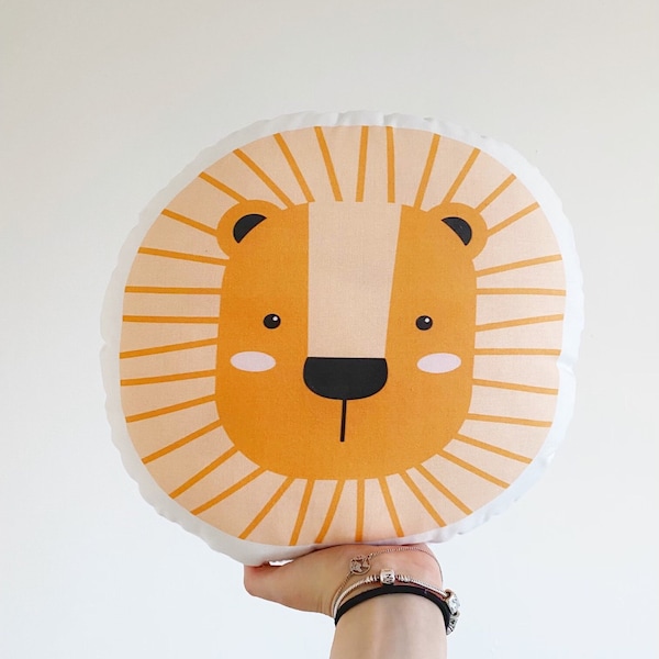Lion Pillow Etsy