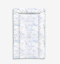 Baby Changing Mat - Chinoiserie Toile de Jouy Safari - BLUE, Nappy Changing Mat, Waterproof Mat, Baby Gift, Wedge Changing Mat