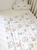 Baby Changing Mat - Woodland Bears, Nappy Changing Mat, Waterproof Mat, Baby Gift, Wedge Changing Mat, Woodland Animals Nursery Decor