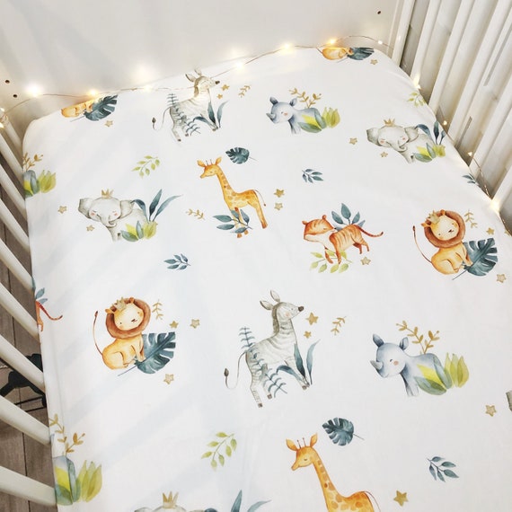 Watercolour Cute Safari Duvet Cover Set Fitted Sheet Safari - Etsy Watercolour Cute Safari Duvet Cover Set Fitted Sheet Safari - Etsy