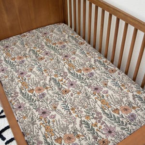 Wild Flowers Bedding, Duvet Covers, Fitted Sheets, Woodland Flowers Bedding, Woodland Flroal Decor, Children's Decor, Kids Bedding