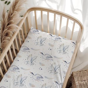 Ropa de cama con búhos y pájaros mágicos, ropa de cama con magos y magia, fundas nórdicas, sábanas ajustables, decoración de habitaciones infantiles, ropa de cama para niños y bebés, estrellas